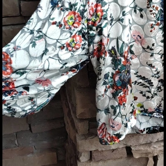 ANTHROPOLOGIE Maeve Umi Kimono Top Silk Velvet - Picture 10 of 11